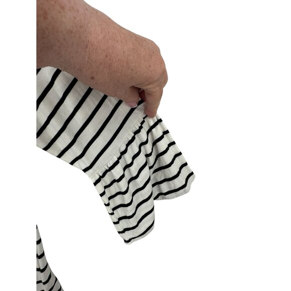 Calvin Klein‎ Shirt Top Blouse Size M Striped Corpcore Classiccore Preppy Retro - Picture 12 of 13